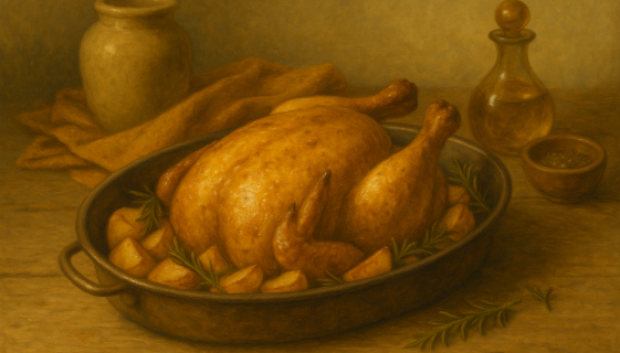 Ricette della nonna: il pollo al forno perfetto